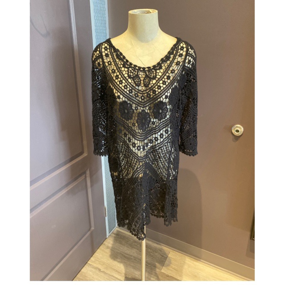 Crochet beach coverup/tunic